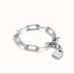 UNOde50 Paperclip Chain Bracelet with Large Links
