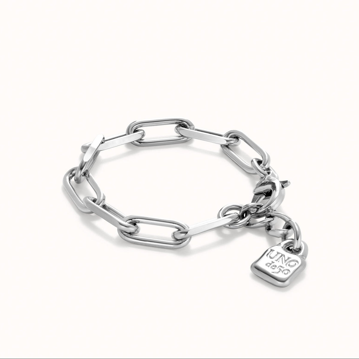 UNOde50 Paperclip Chain Bracelet with Large Links