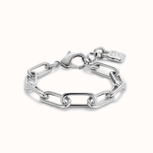 UNOde50 Paperclip Chain Bracelet with Large Links