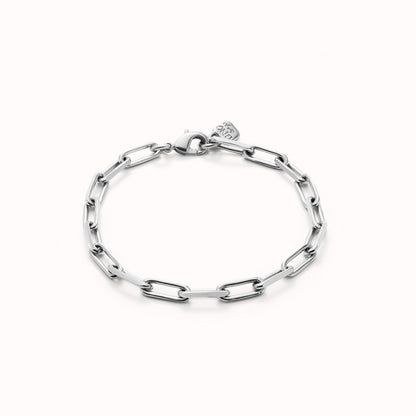 UNOde50 Paperclip Chain Bracelet with Mid Size Links