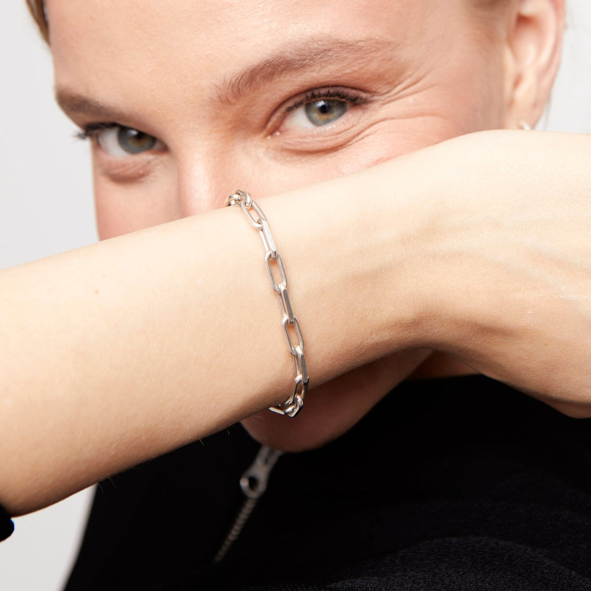 UNOde50 Paperclip Chain Bracelet with Mid Size Links