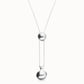 UNOde50 Long Drop Adjustable Gravedad Necklace
