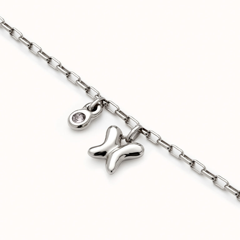 UNOde50 Link Bracelet with Butterfly Charm