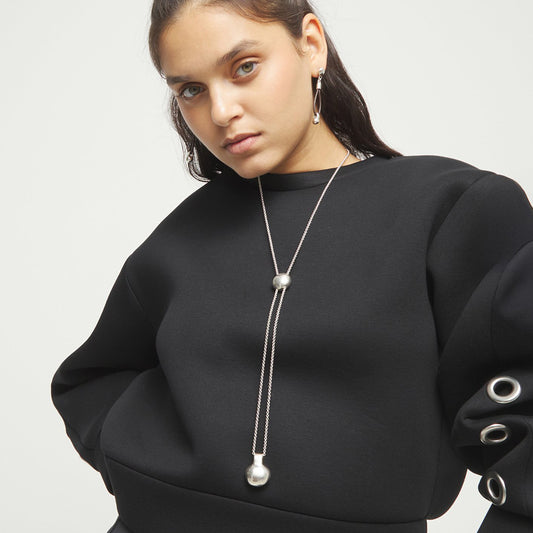 UNOde50 Long Drop Adjustable Gravedad Necklace