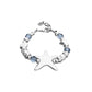 uno de 50 blue crystal star bracelet