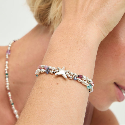 uno de 50 silver star bracelet