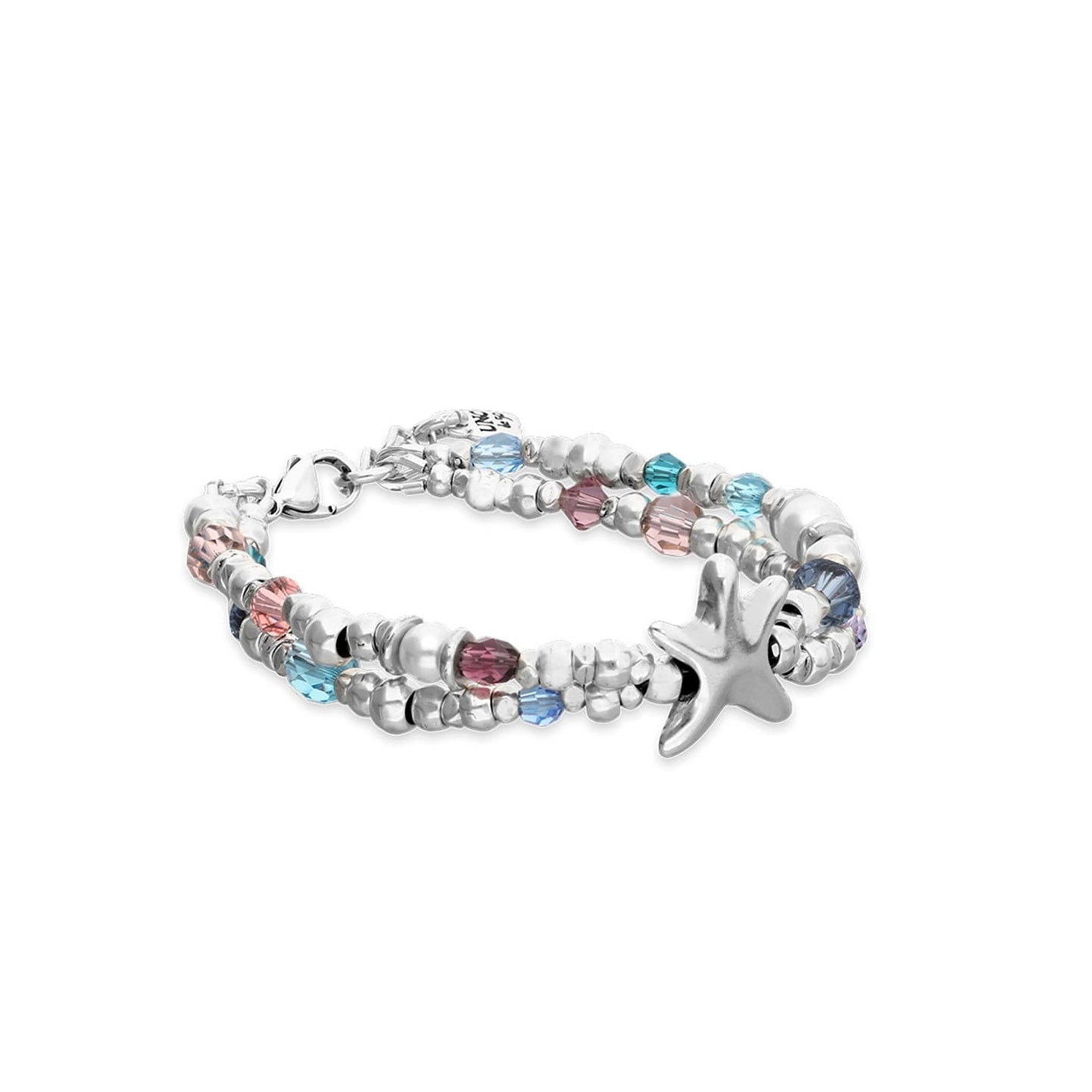 double layered coloured crystal bracelet
