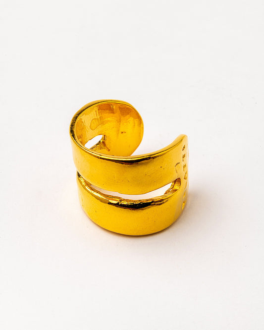 Velatti Double Band Ring