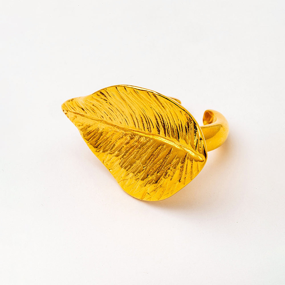 Velatti Leaf Ring