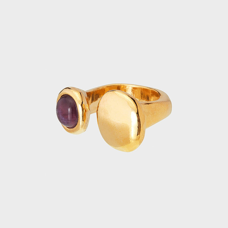 Velatti Gemstop Adjustable Ring