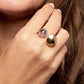 Velatti Gemstop Adjustable Ring