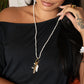 Velatti All Gems Long Necklace with Charms