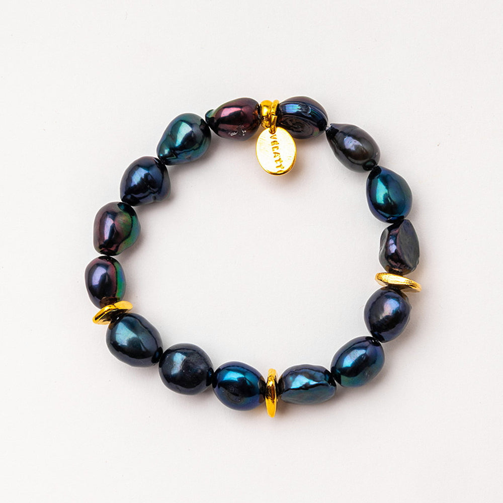 Velatti Slip On Freshwater Pearl Bracelet