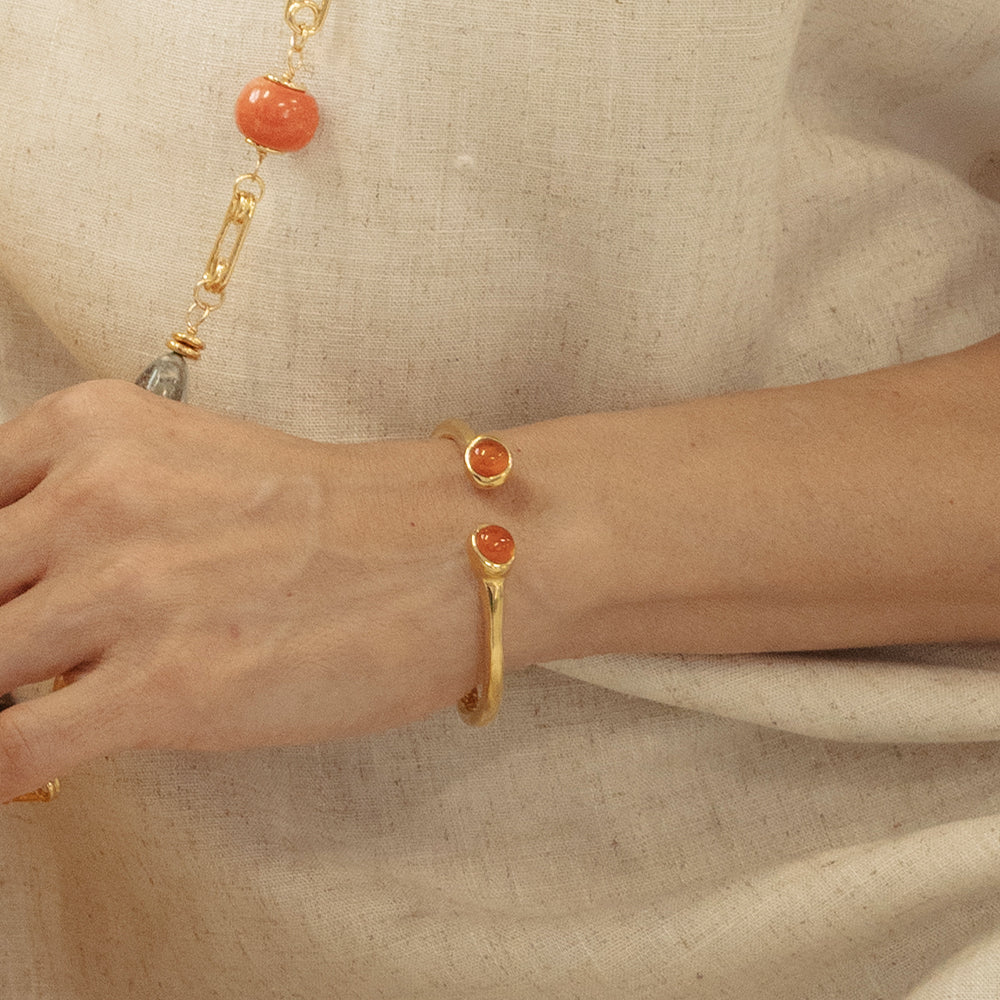 Velatti Double Gem Spring Bracelet