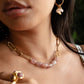 Velatti Link Quartz Necklace