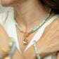 Velatti Chrysoprase Fluid Necklace