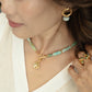 Velatti Chrysoprase Fluid Necklace