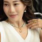 Velatti Full Circle Jade Studs