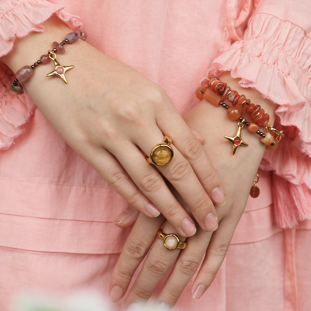 Velatti Celeste Star Gemstone Bracelet