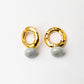 Velatti Full Circle Jade Studs
