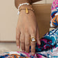 (Pre-Order) Velatti Mother of Pearl Clover Ring