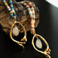 Velatti Alpaca Thread Necklaces with Moonstone Drop