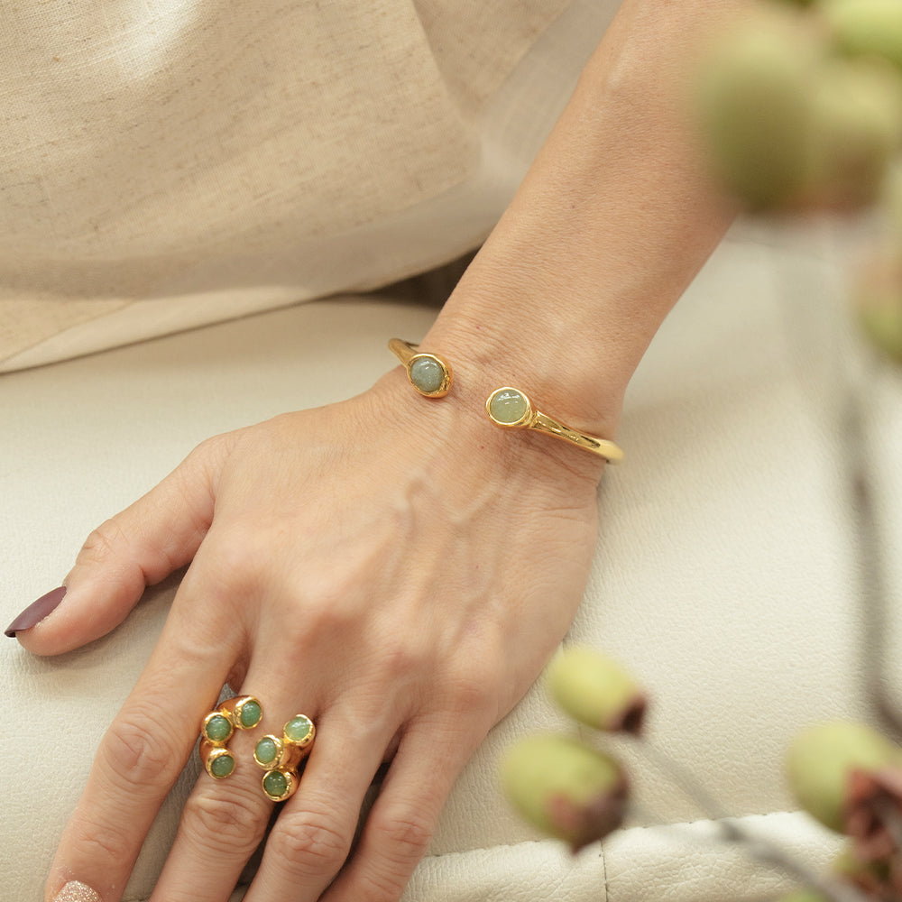 Velatti Double Gem Spring Bracelet