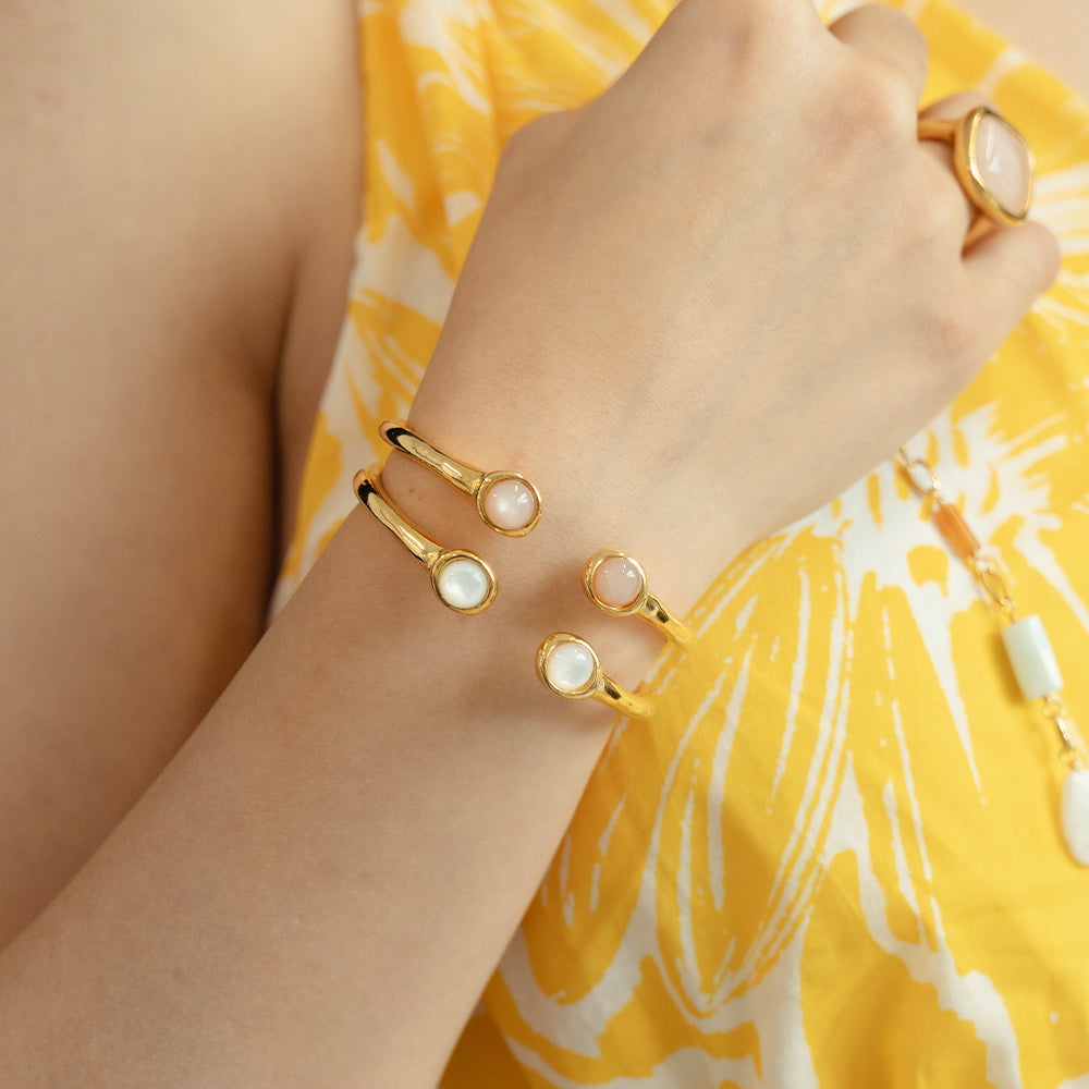 Velatti Double Gem Spring Bracelet