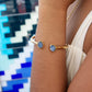 Velatti Spring Bracelet with Double Gems