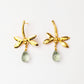 Velatti Dragonfly Studs with Gem Drop