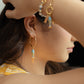 Velatti Hoops with Gems and Fish Charm