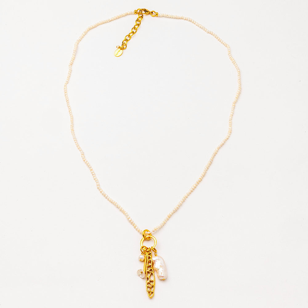 Velatti All Gems Long Necklace with Charms
