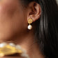 Velatti Molten Earrings with Freshwater Pearls