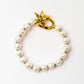 Velatti Freshwater Pearl Knot Bracelet