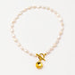 Velatti Freshwater Pearl Necklace with Toggle