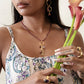 Velatti All Gems Long Necklace with Charms