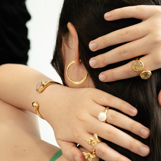 Velatti Sculpt Hoops