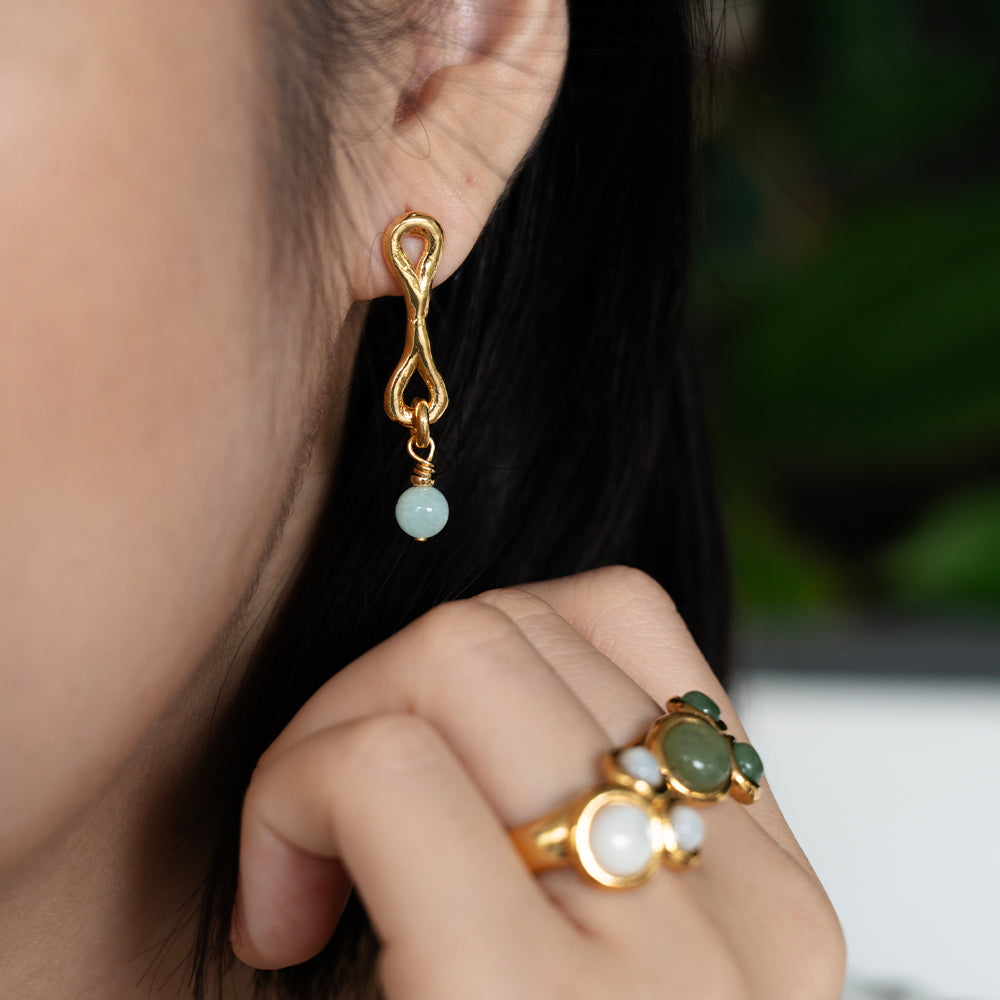 Velatti Long Figure 8 Gem Drops
