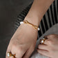 Velatti Long Figure 8 Freshwater Pearl Bracelet