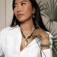 Velatti Luxe Green Jade Necklace