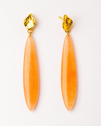 Velatti Teardrop Gem Earrings