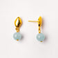 Velatti Mini Drop Gem Earrings