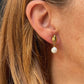 Velatti Mini Drop Gem Earrings