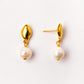 Velatti Mini Drop Gem Earrings