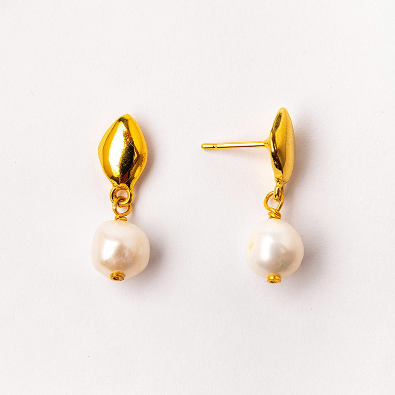 Velatti Mini Drop Gem Earrings