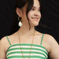 Velatti Mother of Pearl Halo Hoops
