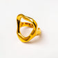 Velatti Organic Open Circle Ring