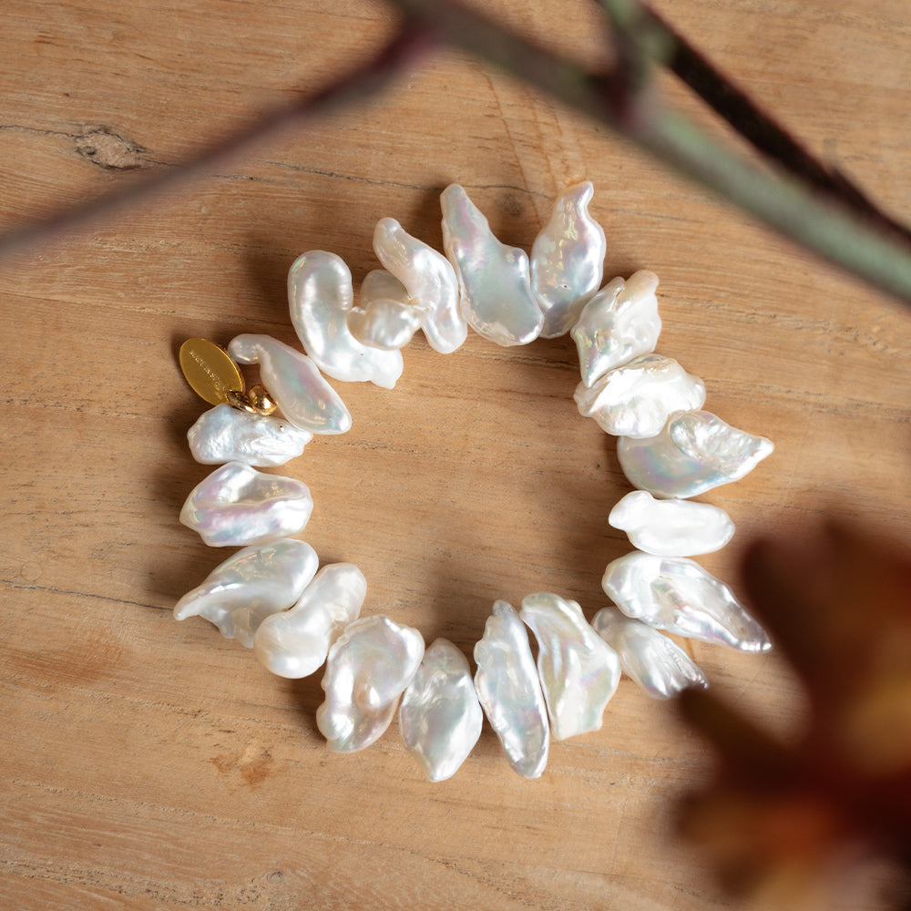 Velatti Organic Pearl Bracelet