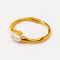 Velatti Single Baroque Pearl Spring Bracelet