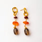 Velatti Triple Drop Link Earrings
